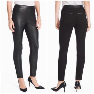 WHBM Faux Leather Leggings